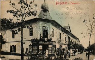 Bártfa, Bártfafürdő, Bardejovské Kúpele, Bardiov, Bardejov; Tahy udvar, Eschwig és Hajts üzlete és s...