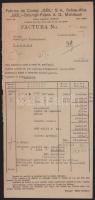 1943 Szászsebes (Sebeş / Mühlbach), Fabrica de Ciorapi ,,GBL" S. A. Sebeş-Alba / ,,GBL"-St...