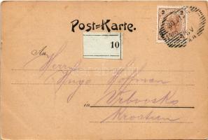 1898 Wien, Vienna, Bécs; Wiener Rathaus-Keller. Weinlesefest im Rathause. Verlag v. Gerlach &amp...
