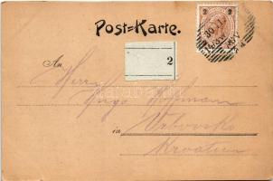 1898 Wien, Vienna, Bécs; Wiener Rathaus-Keller. Der Huldigung der Jugend. Verlag v. Gerlach &amp...