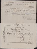 1928-1934 Szászsebes (Sebeş / Mühlbach), Banca Sebeşana / Mühlbacher Sparkassa A.-G., 4 db fejléces ...