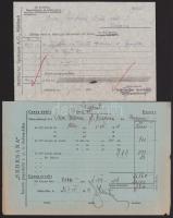1928-1934 Szászsebes (Sebeş / Mühlbach), Banca Sebeşana / Mühlbacher Sparkassa A.-G., 4 db fejléces ...