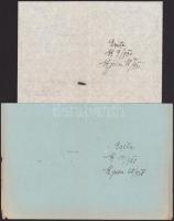 1928-1934 Szászsebes (Sebeş / Mühlbach), Banca Sebeşana / Mühlbacher Sparkassa A.-G., 4 db fejléces ...