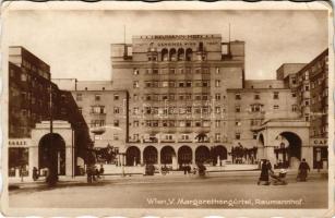 1928 Wien, Vienna, Bécs; Margarethengürtel, Reumannhof. B.K.W.II. Nr. 43. / street view. photo (EK)
