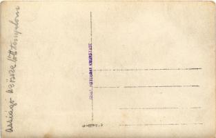 Asiago, a háború során lerombolt város, lőtt templom / WWI K.u.K. military, destroyed buildings, chu...