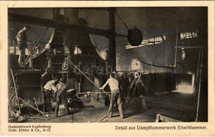 Kapfenberg (Steiermark), Gußstahlwerk Kapfenberg, Gebr. Böhler &amp; Co. A.-G. Detail aus Dampfh...