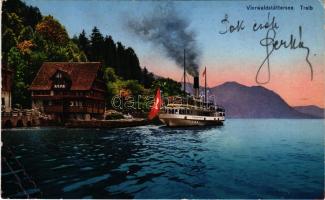 1929 Treib, Vierwaldstättersee / steamship station (EB)