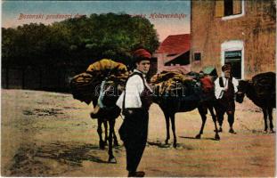 Bosanski provadavaci drva / Bosnische Holzverkäufer / Bosnian folklore, woodcutters, timber merchant...