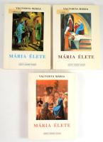 Valtorta Mária: Mária élete I-III. köt. Valtorta Mária látomásai szerint. Vallás és Élet sorozat. Bp...