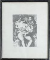 Olvashatatlan jelzéssel: Erotikus jelenet. Ceruza, papír. Üvegezett fakeretben. 16,5x11 cm