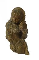Bronz hindu istenség szobrocska 6 cm