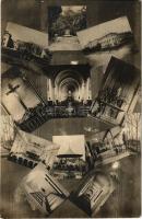 Galati, Galatz; Institutul Notre Dame de Sion / girl school institute, multi-view postcard. photo (v...