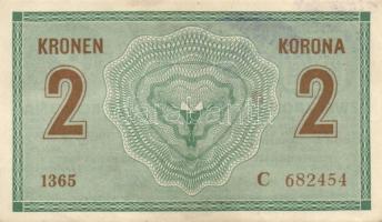 1914. 2K kék "Torontál vármegye" körbélyegzővel T:II+