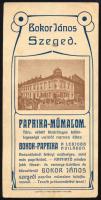 Szeged, Bokor János paprika műmalom számolócédula