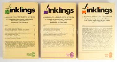 1985-1987 Inklings. Jahrbuch für Literatur und Ästhetik. Band 3-5. Lüdenscheid,1985-1987.,Verlag Cla...