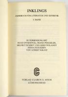 1985-1987 Inklings. Jahrbuch für Literatur und Ästhetik. Band 3-5. Lüdenscheid,1985-1987.,Verlag Cla...