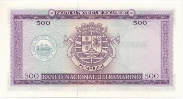 Mozambik 1976. (1967) 500E fekete "BANCO DE MOCAMBIQUE" felülbélyegzéssel T:UNC,AU
Mozamb...