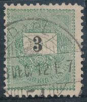 1898 3kr II. vízjel 11 1/2 fogazás (17.000)