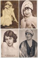 9 db RÉGI magyar színész képeslap. A Színházi Élet mellékletei / 9 pre-1945 Hungarian actor postcard...