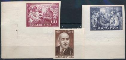 1952 Rákosi Mátyás ívszéli vágott sor (8.000)