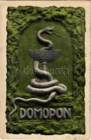 1918 Domopon ópiumkészítmény, gyártja a Chinoin gyógyszergyár / Hungarian opium advertisement (EK)