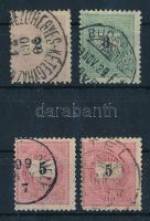 1899 2kr, 3kr, 2 x 5kr csillag vízjellel (17.700)