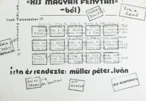 1984 Ex-Kódex, rendezte: Müller Péter Iván (Sziámi), BBS, HoriZont MoZi, egyszeri vetítés filmplakát...