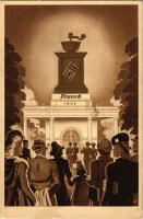 1941 Budapest Nemzetközi Vásár, Franck Pavillon, kávé reklám. Klösz kiadása / Hungarian coffee adver...