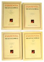 1991-1996-97 Existentia. Vol. I. Fasc. 1-2. (2 pld), Vol. II. Fasc. 1-4., Vol. VI-VII. Fasc, 1-4. Fi...
