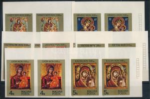 1975 Festmények (XIII.) - Magyarországi ikonok vágott sor ívsarki párokban (7.000)