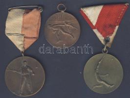 1926-1933. 3db klf sportérem kettő mellszalaggal T:2