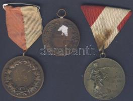 1926-1933. 3db klf sportérem kettő mellszalaggal T:2