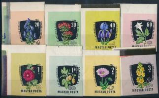 1961 Gyógy- és ipar növények ívsarki vágott sor (8.000)