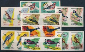 1961 Madarak (III.) - Erdők-mezők madarai vágott sor párokban (20.000)
