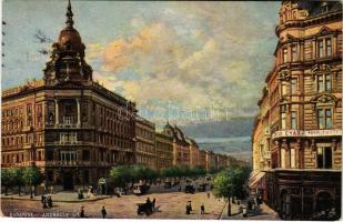 1917 Budapest VI. Andrássy út. Raphael Tuck &amp; Sons' "Oilette" Serie Budapest ...