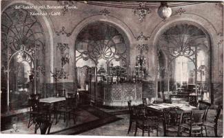 Budapest II. Szent Lukács fürdő, kávéház, belső