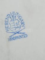 Herendi Krisztus figura, fehér mázas, jelzett (formatervező: Horvai János, 1873-1944), hibátlan, m: ...