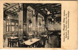 1910 Budapest V. Nemény Béla "Magyar Világ" kávéháza, belső. Kossuth Lajos utca 18. Biró P...