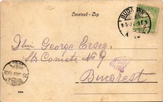 1905 Budapest I. Mátyás lépcső, Halászbástya (fl)