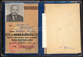 1984 Munkásőr igazolvány, szolgálati fegyverviselésre jogosító, fényképes