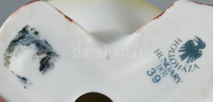 Hollóházi liba, jelzett, hibátlan, m: 21,5 cm