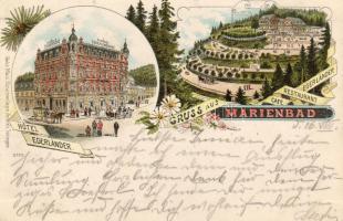 1897 Marienbad Hotel Litho