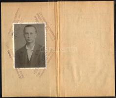 1942 Bp., Szent Antal Kegyszer Terjesztési Vállalat által kiállított működési jogosítvány (működési ...