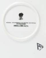 Hollóházi Szász Endre által tervezett porcelán tál. Matricás, jelzett, hibátlan, d: 20 cm