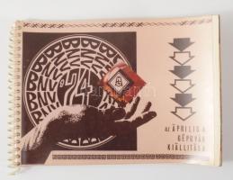 1974 BNV '74, az Április 4. Gépgyár kiállítása, színes fotókkal illusztrált album, spirálfűzése...