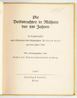 Horn, Wilhelm: Die Volkstrachten in Mähren vor 100 Jahren Prag 1938 Taussig &amp; Taussig,


...