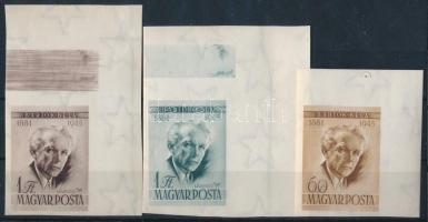 1955 Bartók Béla (I.) ívsarki vágott sor (10.000)