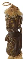 Afrikai fa törzsi figura, m: 34 cm