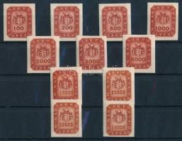 1946 Milpengős vágott sor (30.000)