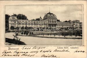 1903 Budapest II. Lukács fürdő (gyűrődés / crease)